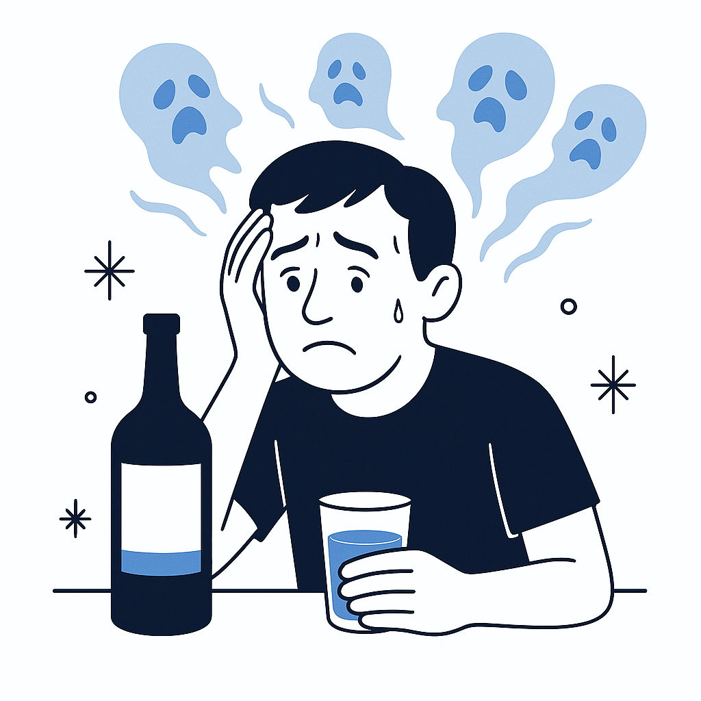 Белая горячка(алкогольный делирий): симптомы и последствия